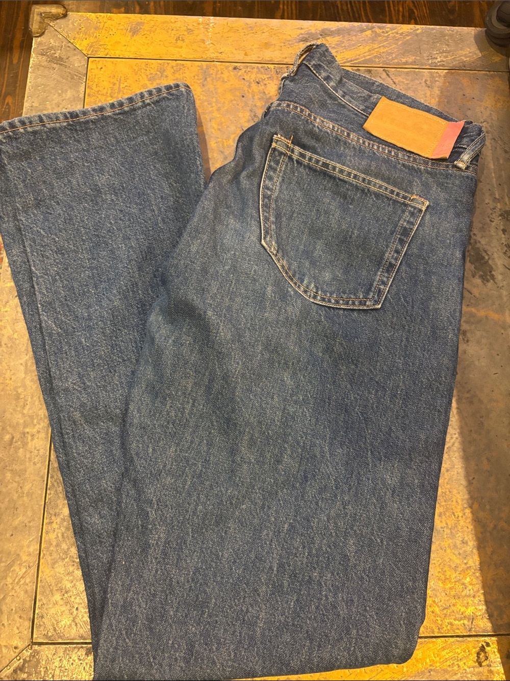 Acne Studios Classic Blue Denim Jeans